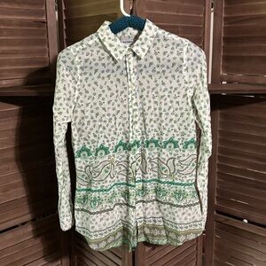 Paisley Green Shirt